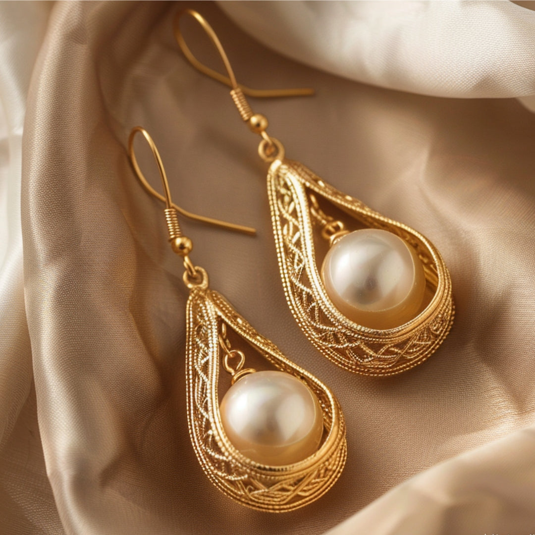 Stunning Pearl Earring for Daily Wear