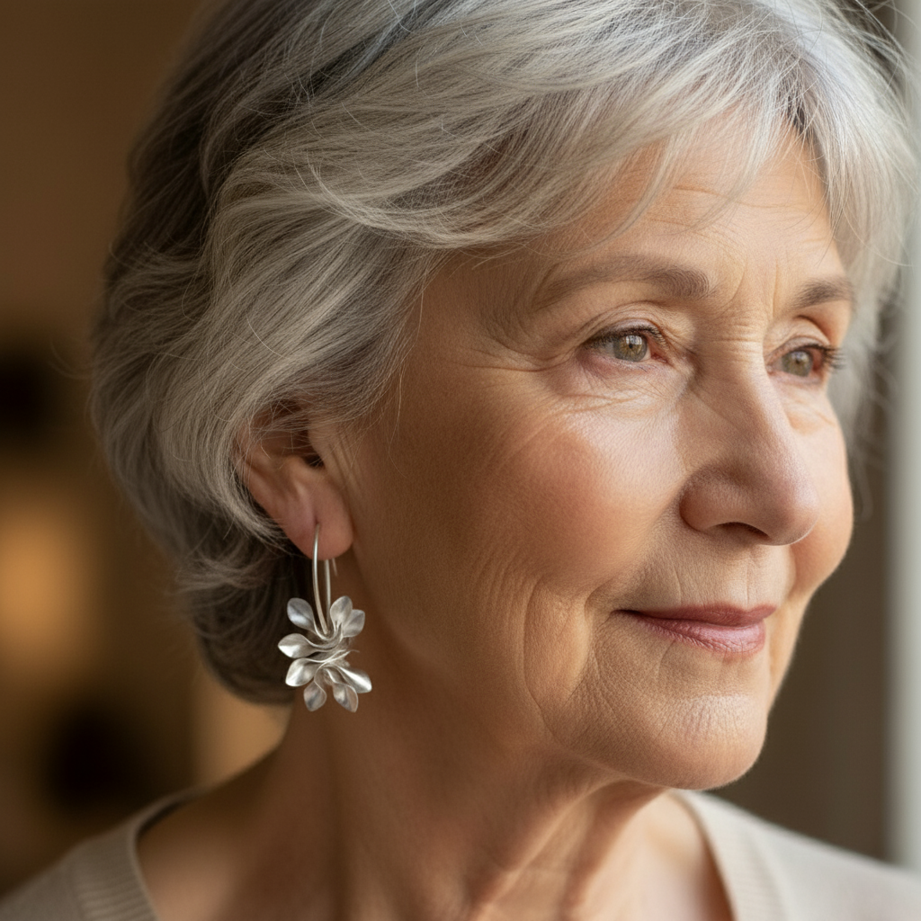 Charming Silver Earring for Any Occasion