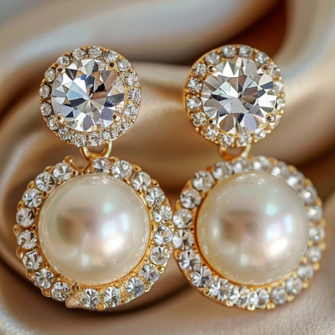 Delicate Artisan Pearl Earring