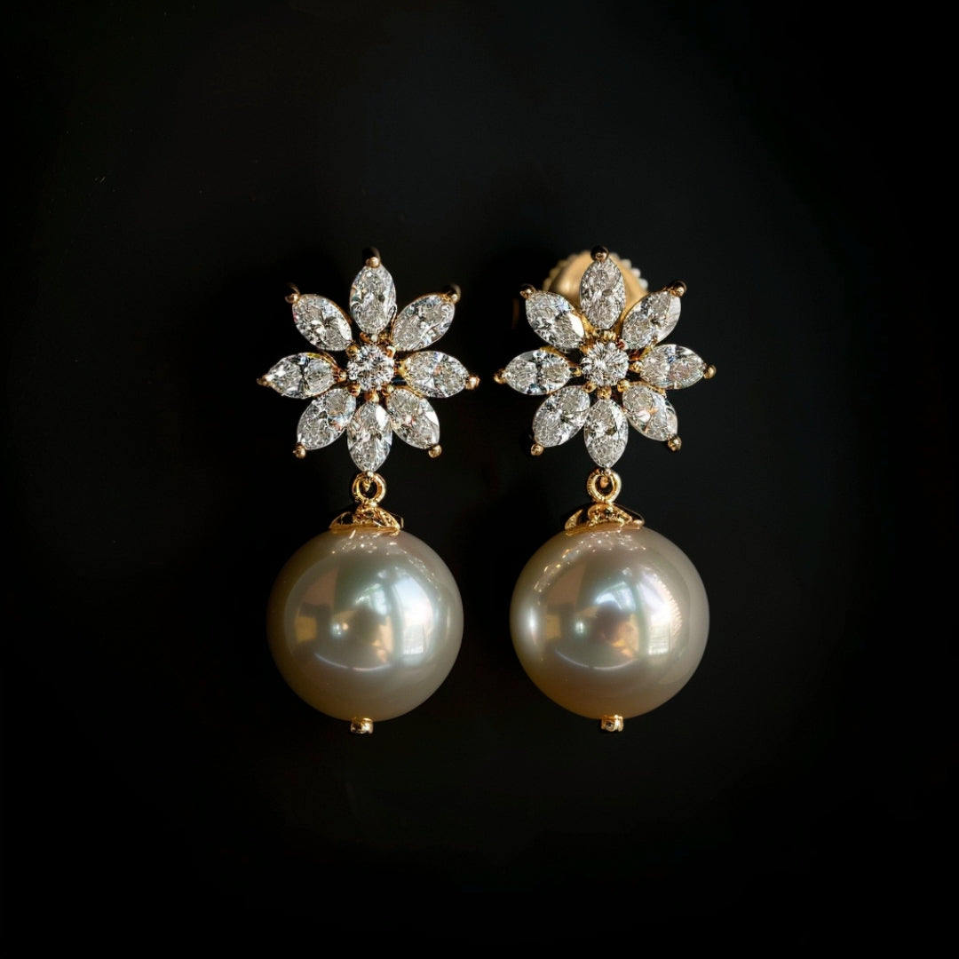 Stunning Pearl Earring for Daily Wear