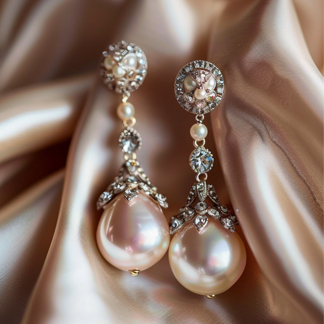 Delicate Artisan Pearl Earring