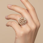 Beautiful Pearl Ring with Unique Style