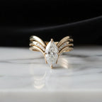 Delicate Artisan Gold Ring