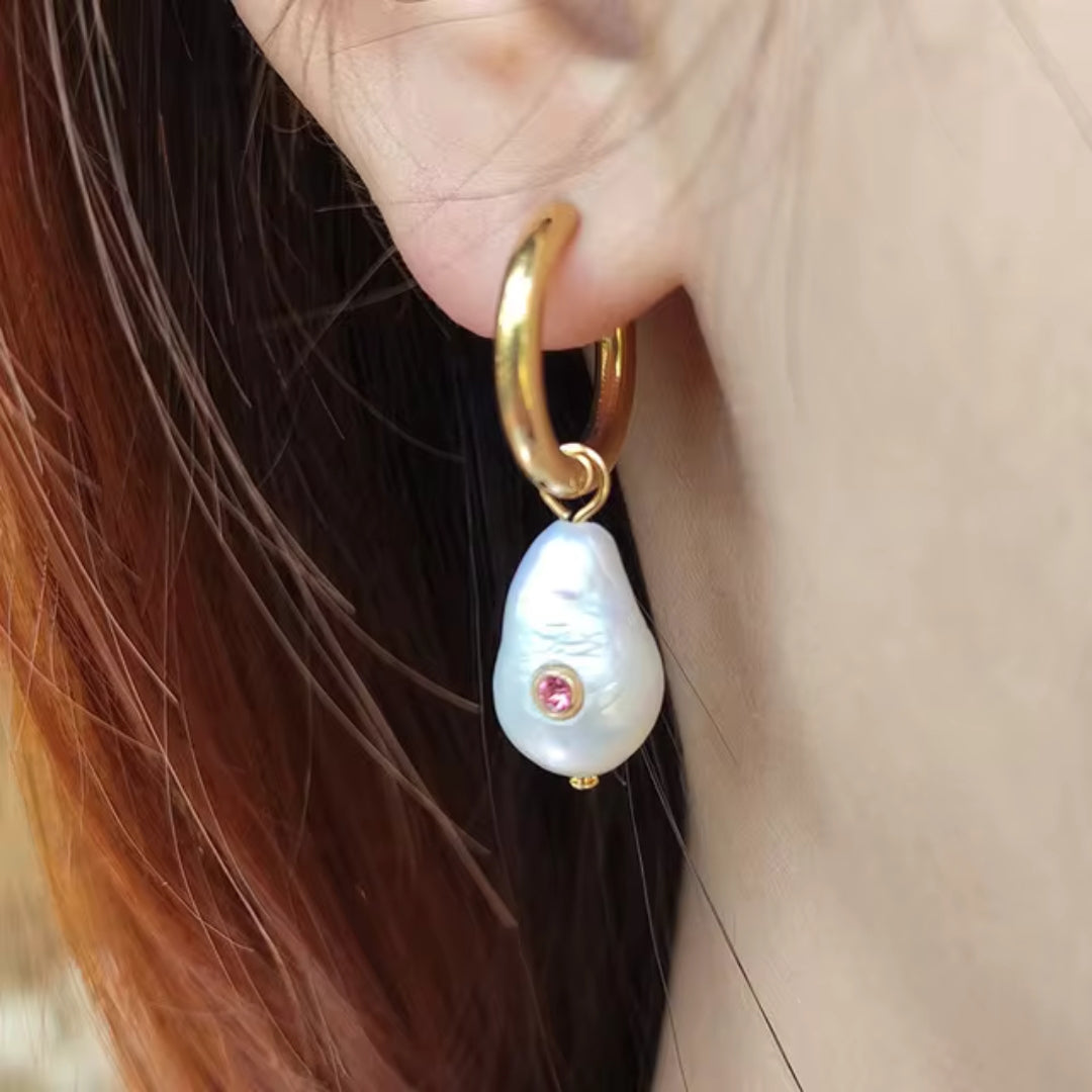 Stunning Pearl Earring for Daily Wear
