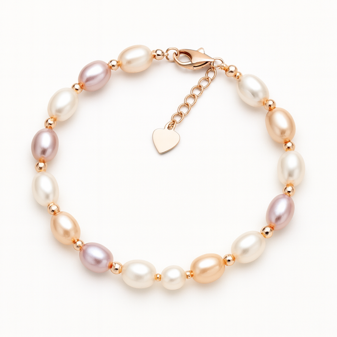 Delicate Artisan Pearl Bracelet