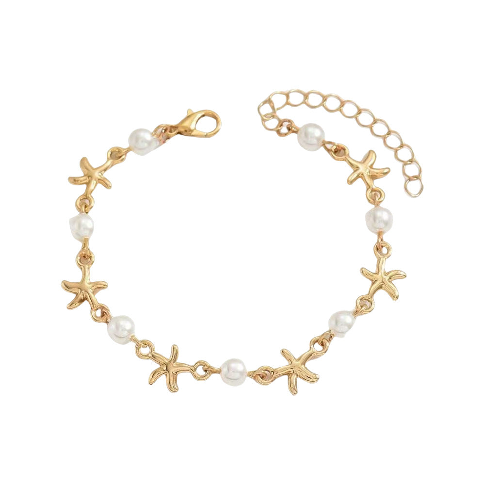 Vintage Handmade Pearl Anklet