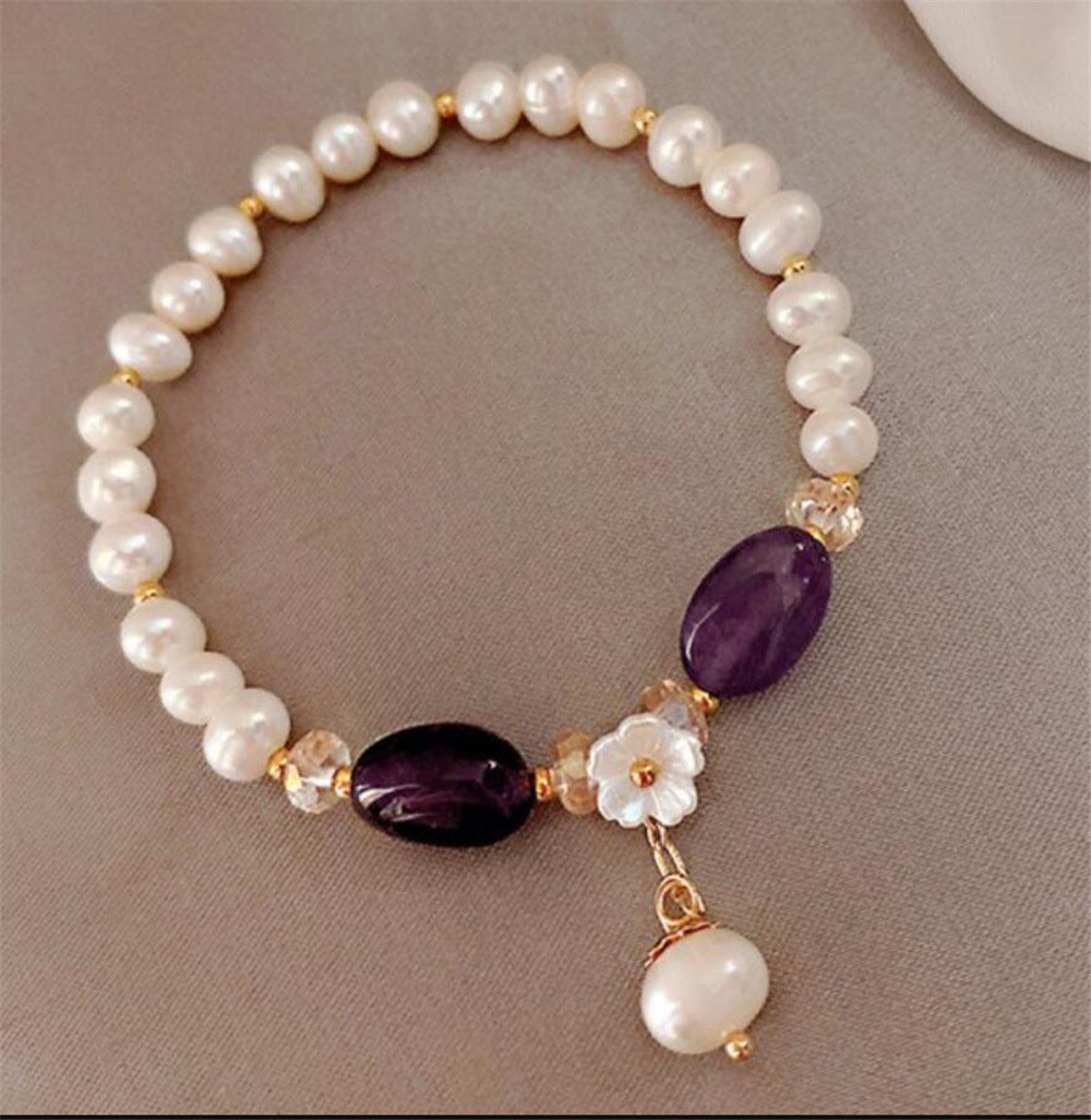 A Delicate Artisan Pearl Bracelet