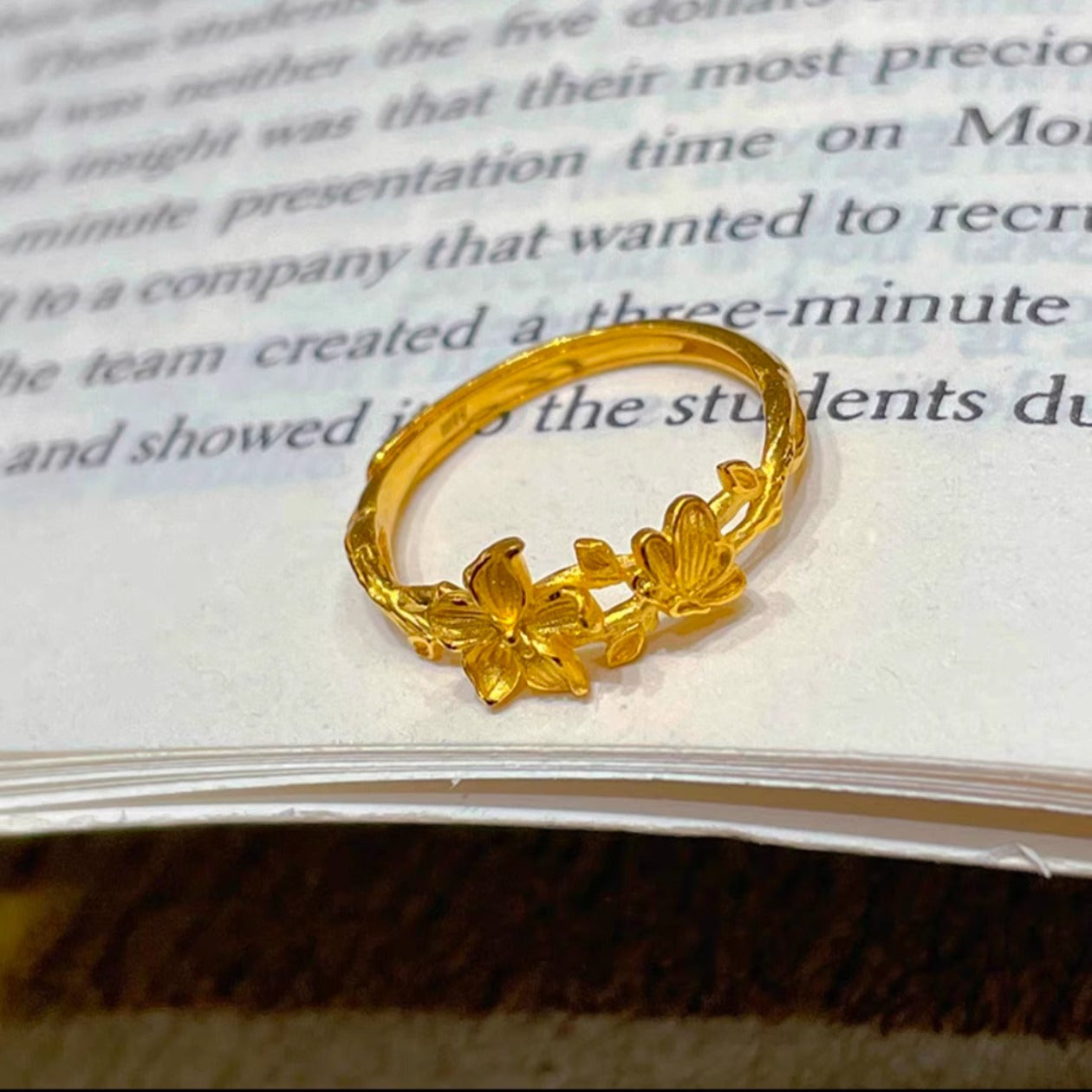 Beautiful Gold Ring with Unique Style