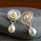 A Beautiful Pearl Earring with Unique Style