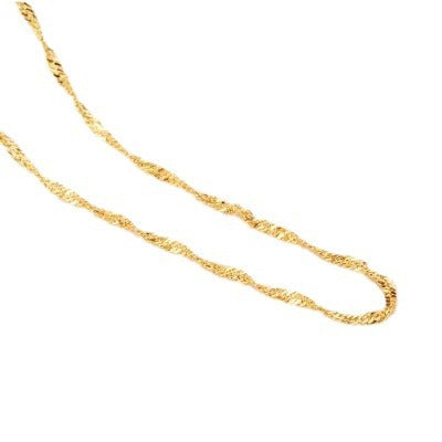 Beautiful Gold Necklace with Unique Style