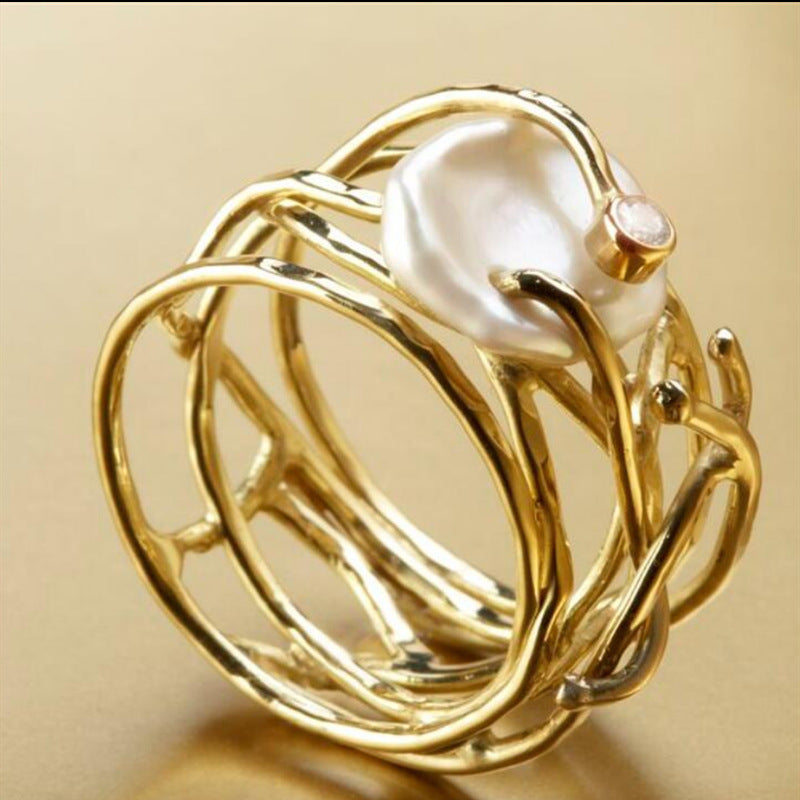Nature-Inspired Ring for Gentle Beauty