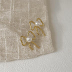 Delicate Artisan Pearl Earring