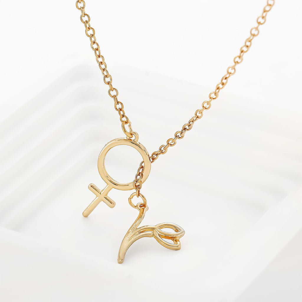 Beautiful Gold Necklace with Unique Style