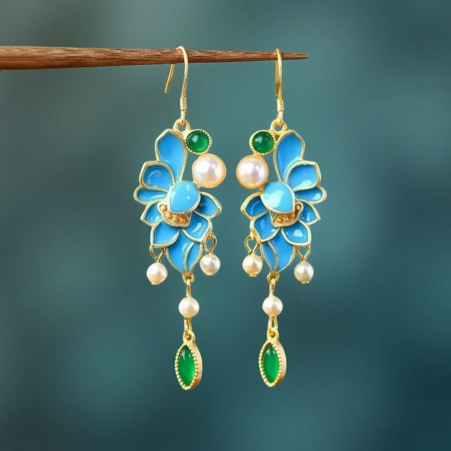 Delicate Artisan Pearl Earring