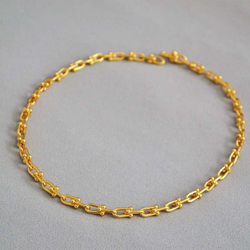 Beautiful Gold Necklace with Unique Style