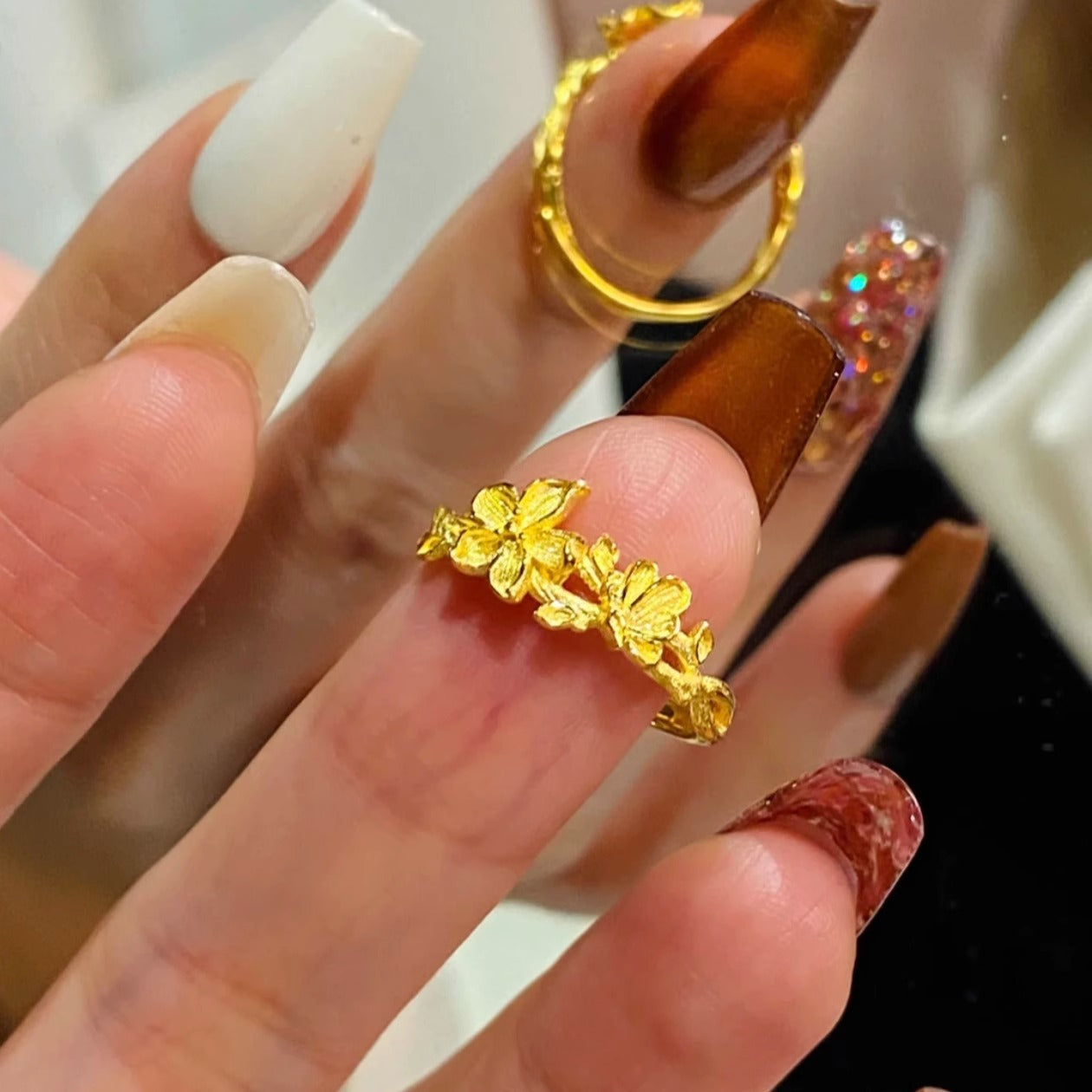 Beautiful Gold Ring with Unique Style