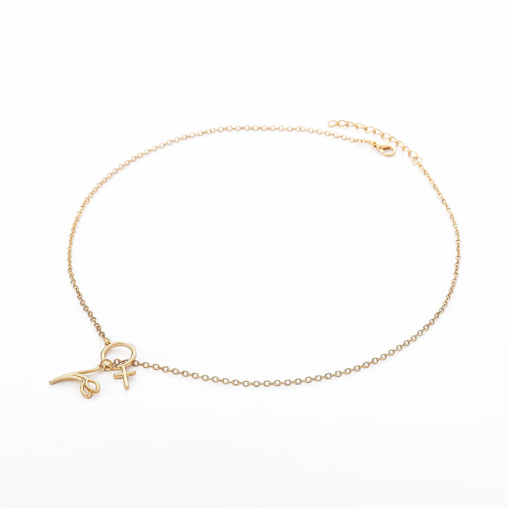 Beautiful Gold Necklace with Unique Style