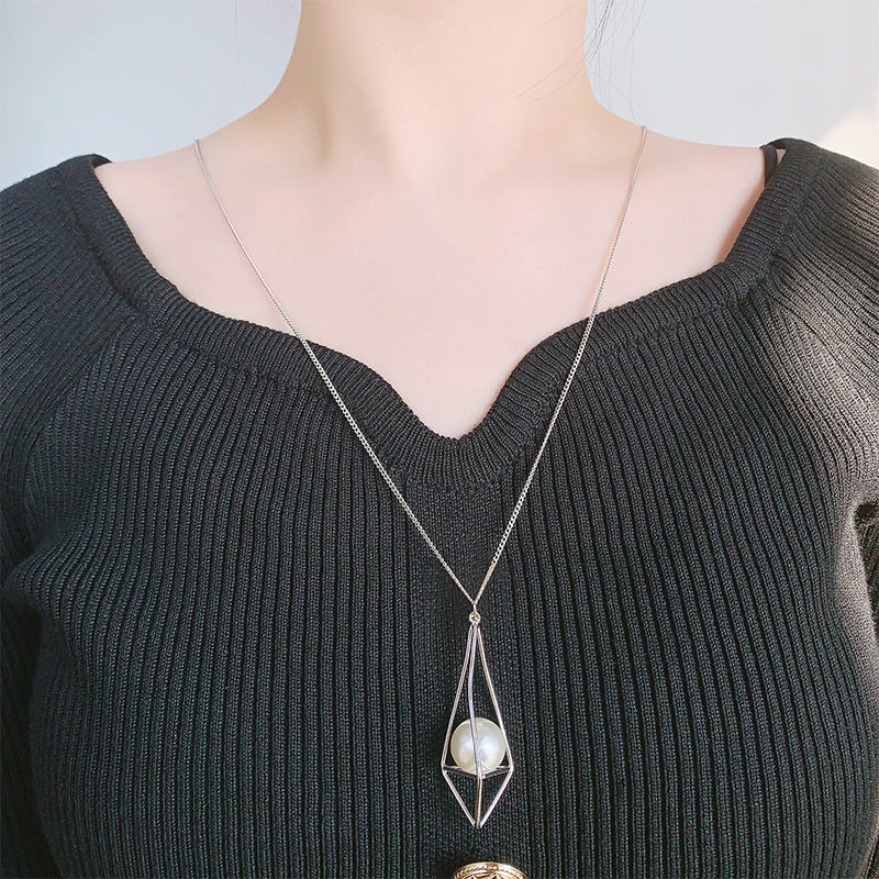 Delicate Artisan Pearl Necklace