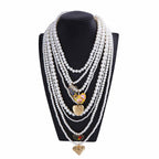 A Beautiful Pearl Necklace with Unique Style