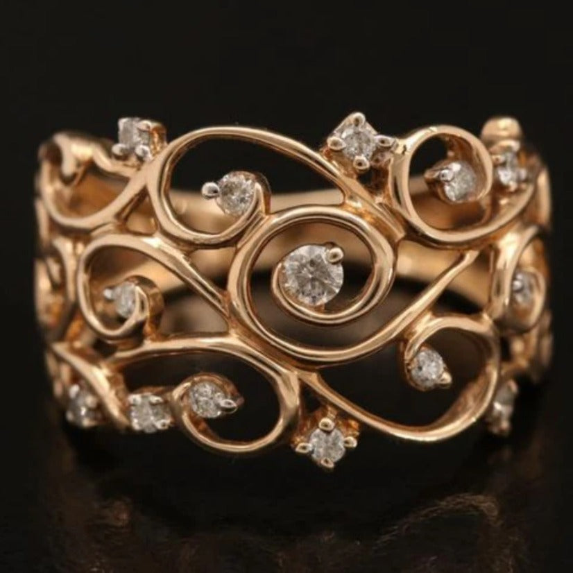 Beautiful Gold Ring with Unique Style