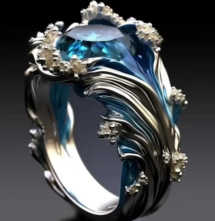 Nature-Inspired Ring for Gentle Beauty