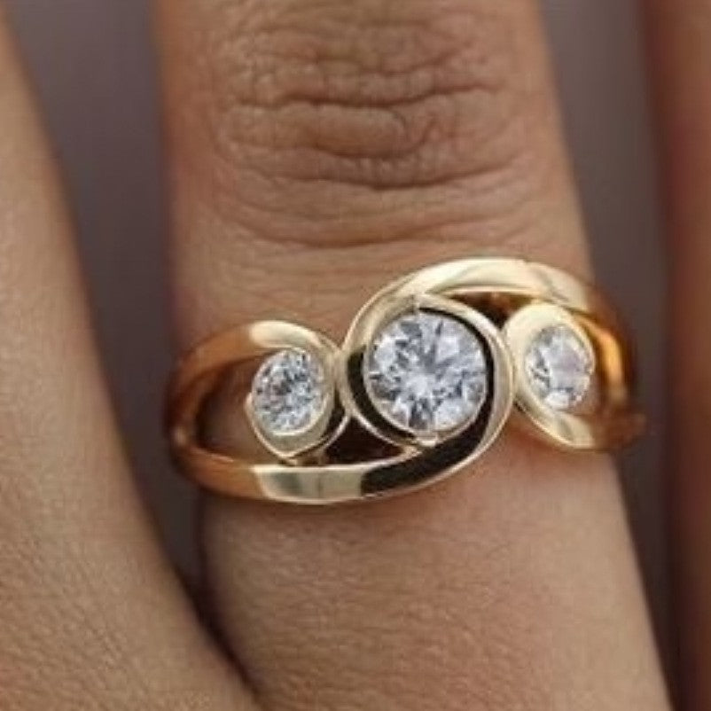 Beautiful Gold Ring with Unique Style