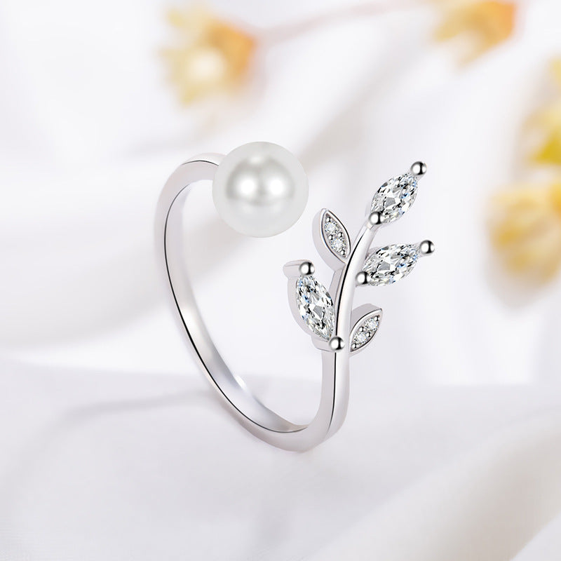 Romantic Pearl Ring for Special Moments