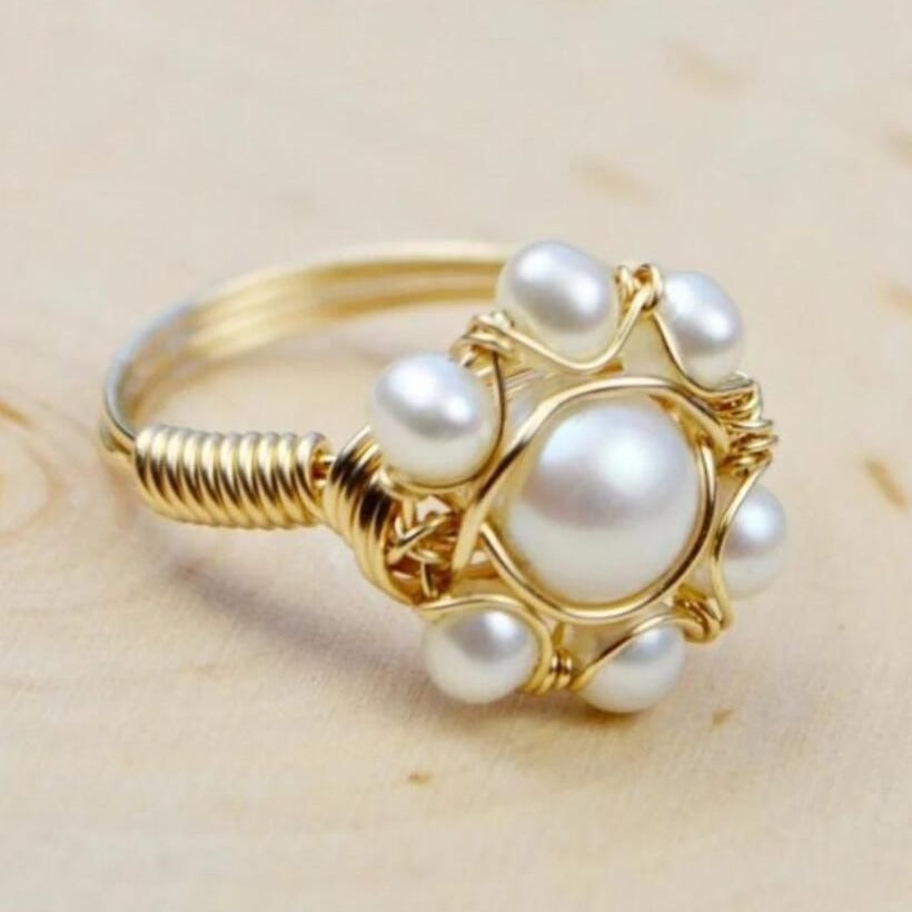 Nature-Inspired Ring for Gentle Beauty