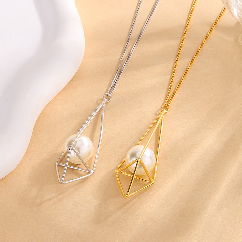 Delicate Artisan Pearl Necklace