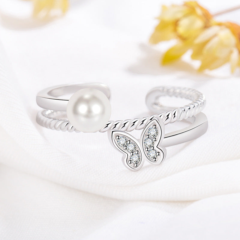 Romantic Pearl Ring for Special Moments