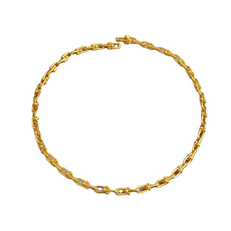 Beautiful Gold Necklace with Unique Style