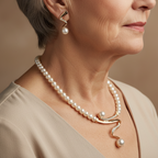 Beautiful Pearl Set with Unique Style