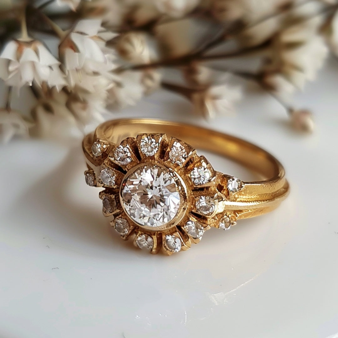 Beautiful Gold Ring with Unique Style