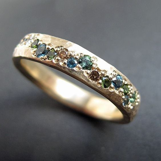 Delicate Artisan Gold Ring