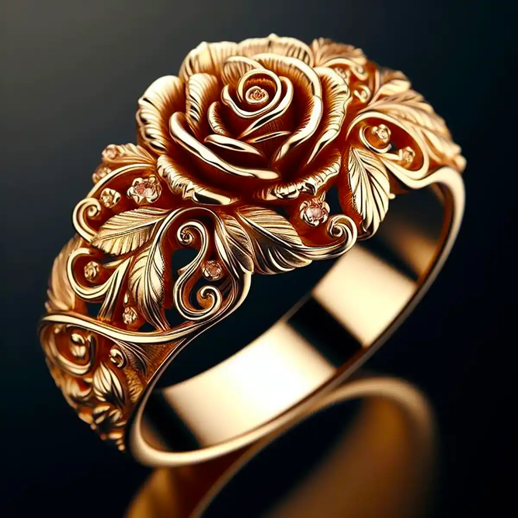 Stunning Gold Ring for Daily Wear